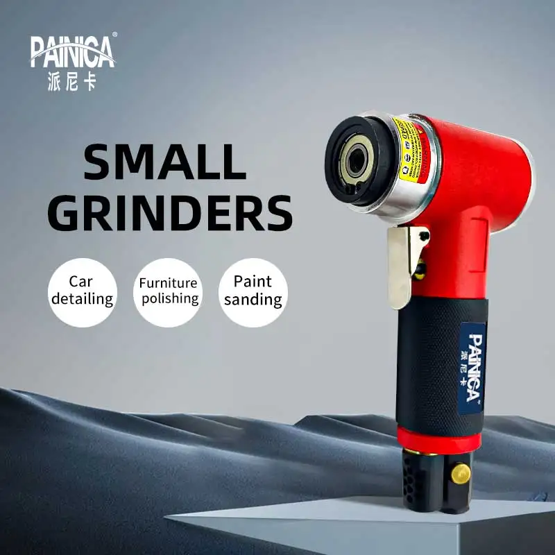 Air Tool Accessories 2" Mini Air Angle Grinder Pneumatic Polishing Machine 1/4" Die Grinder Kit for Rust Removal Carving
