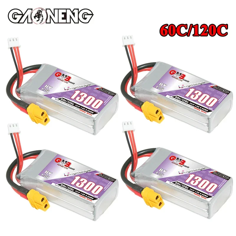 Original GNB 2S 7.6V 1300mAh 60C/120C Lipo Battery With XT60 Plug For Racing Drone FPV Quadcopter Helicopter Airplane Parts
Original GNB 2S 7.6V 1300mAh 60C/120C Lipo Battery With XT60 Plug For Racing Drone FPV Quadcopter Helicopter Airplane Parts