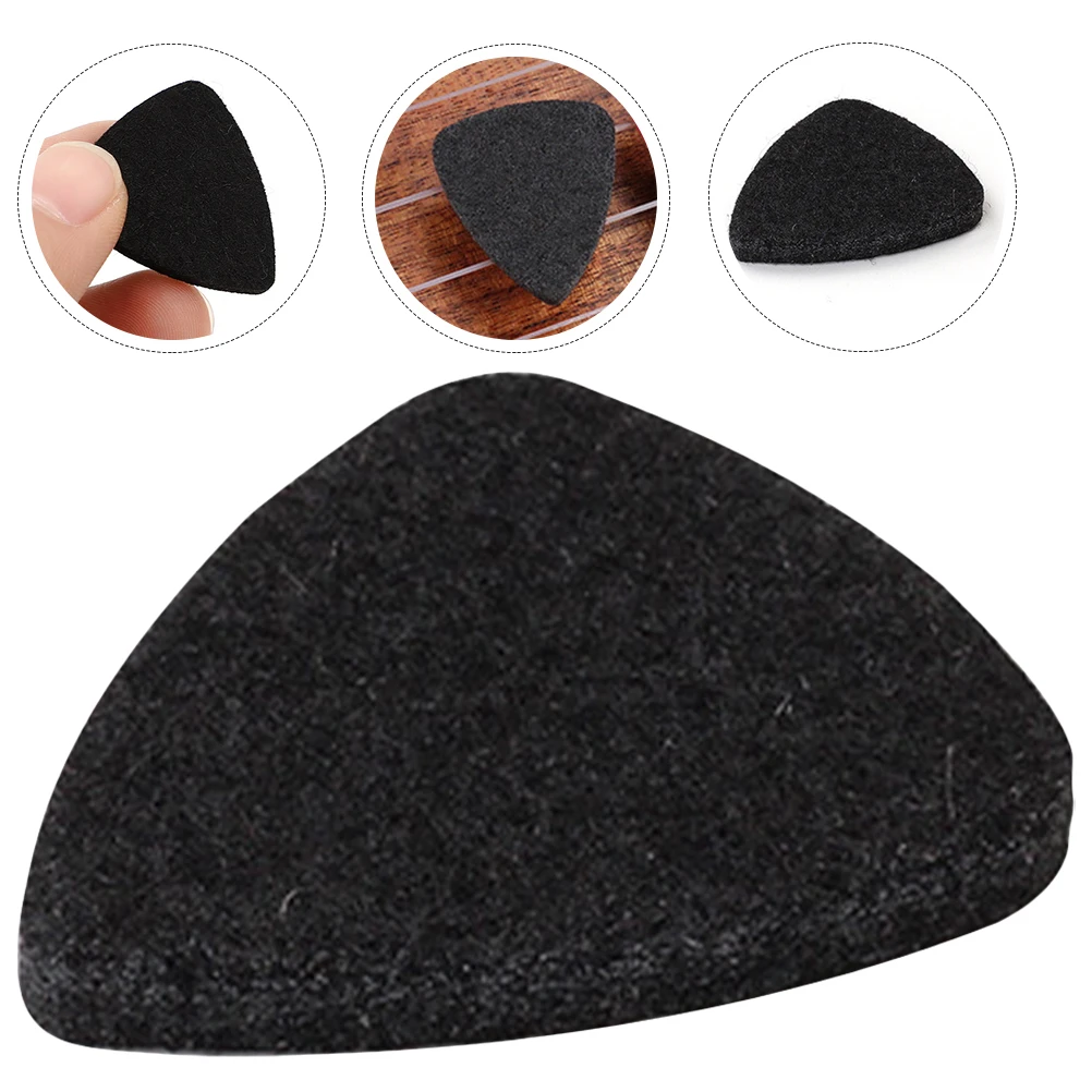 3 Pcs Wool Felt Picks Plectrums Bass Guitar Portable Accessory for Ukulele Thin Electric
3 Pcs Wool Felt Picks Plectrums Bass Guitar Portable Accessory for Ukulele Thin Electric