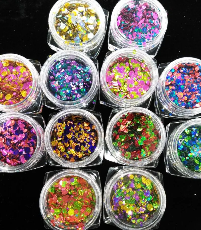 12Pcs/Set Round Dot Shapes Glitter Nail Art Charms 1mm/2mm/3mm Flake Sequins Glitter Gel Nail Decal Ultrathin Chunky Sequins @#2
12Pcs/Set Round Dot Shapes Glitter Nail Art Charms 1mm/2mm/3mm Flake Sequins Glitter Gel Nail Decal Ultrathin Chunky Sequins @#2
