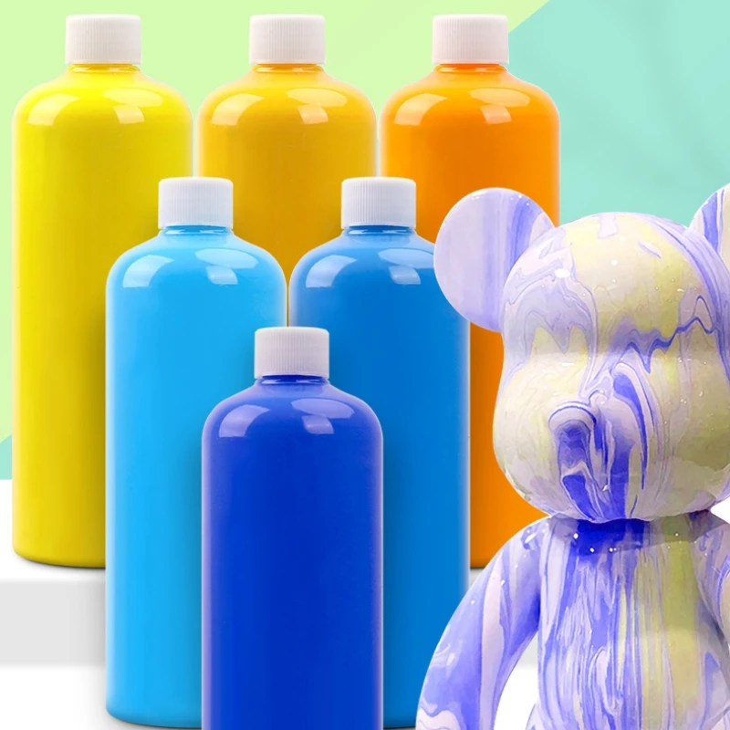 500ml Acrylic Fluid Painting Pigment Waterproof Not Easy To Fade Strong Coverage Handmade DIY Gypsum Doll Ornament Decoration
500ml Acrylic Fluid Painting Pigment Waterproof Not Easy To Fade Strong Coverage Handmade DIY Gypsum Doll Ornament Decoration