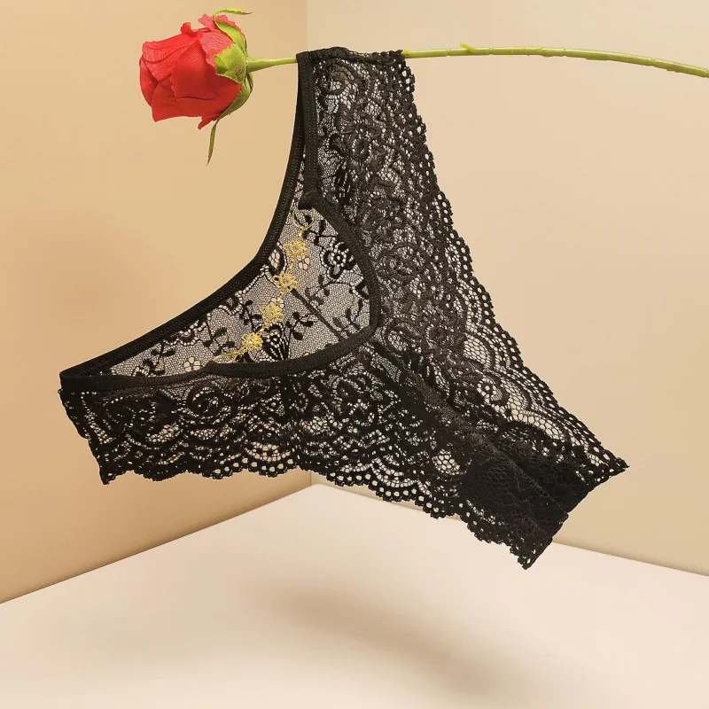 2026New cross-border lace panties with hollow-out metal chains, European and American women's thongTWomen's pants
2026New cross-border lace panties with hollow-out metal chains, European and American women's thongTWomen's pants