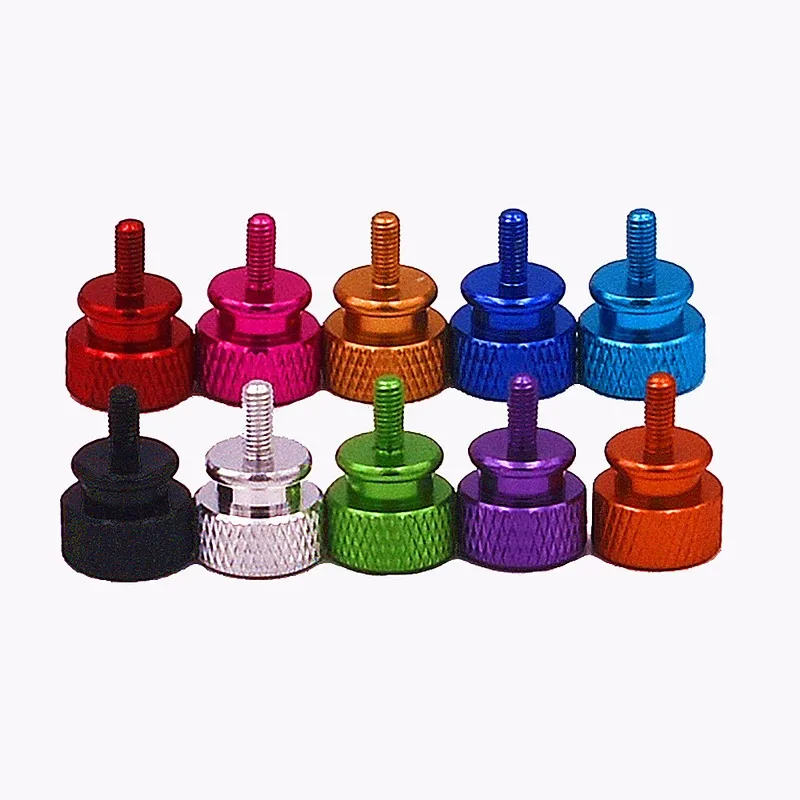M3 M3.5 M4 M5 M6 Aluminum Alloy Step Thumb Screw Knurled Hand Screws Hand Tighten Knob Screw Anodized Computer Case Screw
M3 M3.5 M4 M5 M6 Aluminum Alloy Step Thumb Screw Knurled Hand Screws Hand Tighten Knob Screw Anodized Computer Case Screw