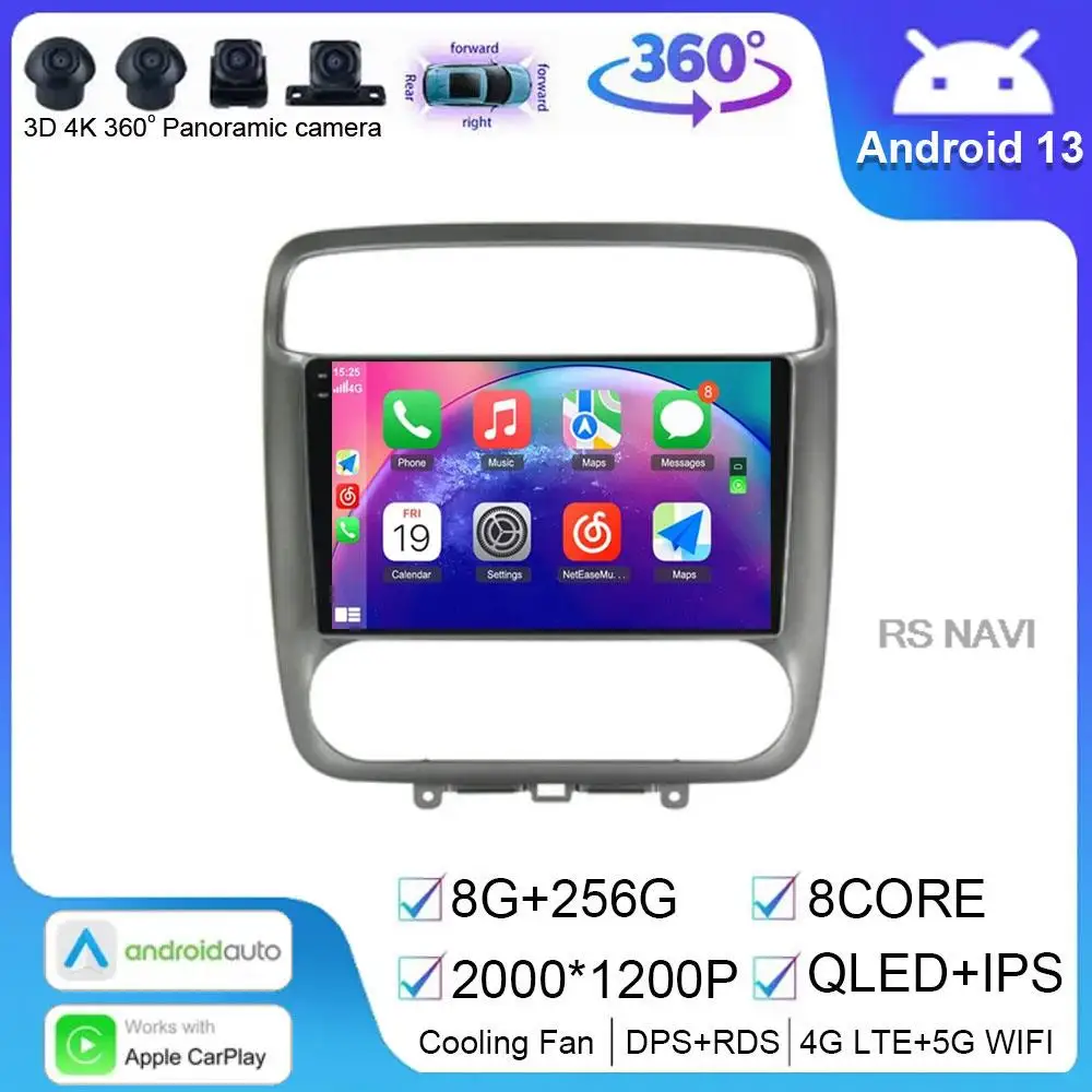 Автомагнитола для Honda Stream 2001, 2002, 2003, 2004, 4G, Wi-Fi, GPS-навигация, Android, автоплеер Carplay, стерео, Android 14, DVD-плеер DSP QLED
Автомагнитола для Honda Stream 2001, 2002, 2003, 2004, 4G, Wi-Fi, GPS-навигация, Android, автоплеер Carplay, стерео, Android 14, DVD-плеер DSP QLED