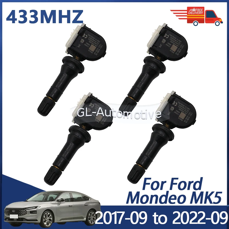 1/4 шт. 433 МГц датчик контроля давления в шинах для Ford Mondeo MK5 2017-2022 датчик TPMS F2GT-1A180-CB F2GT-1A150-CB
1/4 шт. 433 МГц датчик контроля давления в шинах для Ford Mondeo MK5 2017-2022 датчик TPMS F2GT-1A180-CB F2GT-1A150-CB