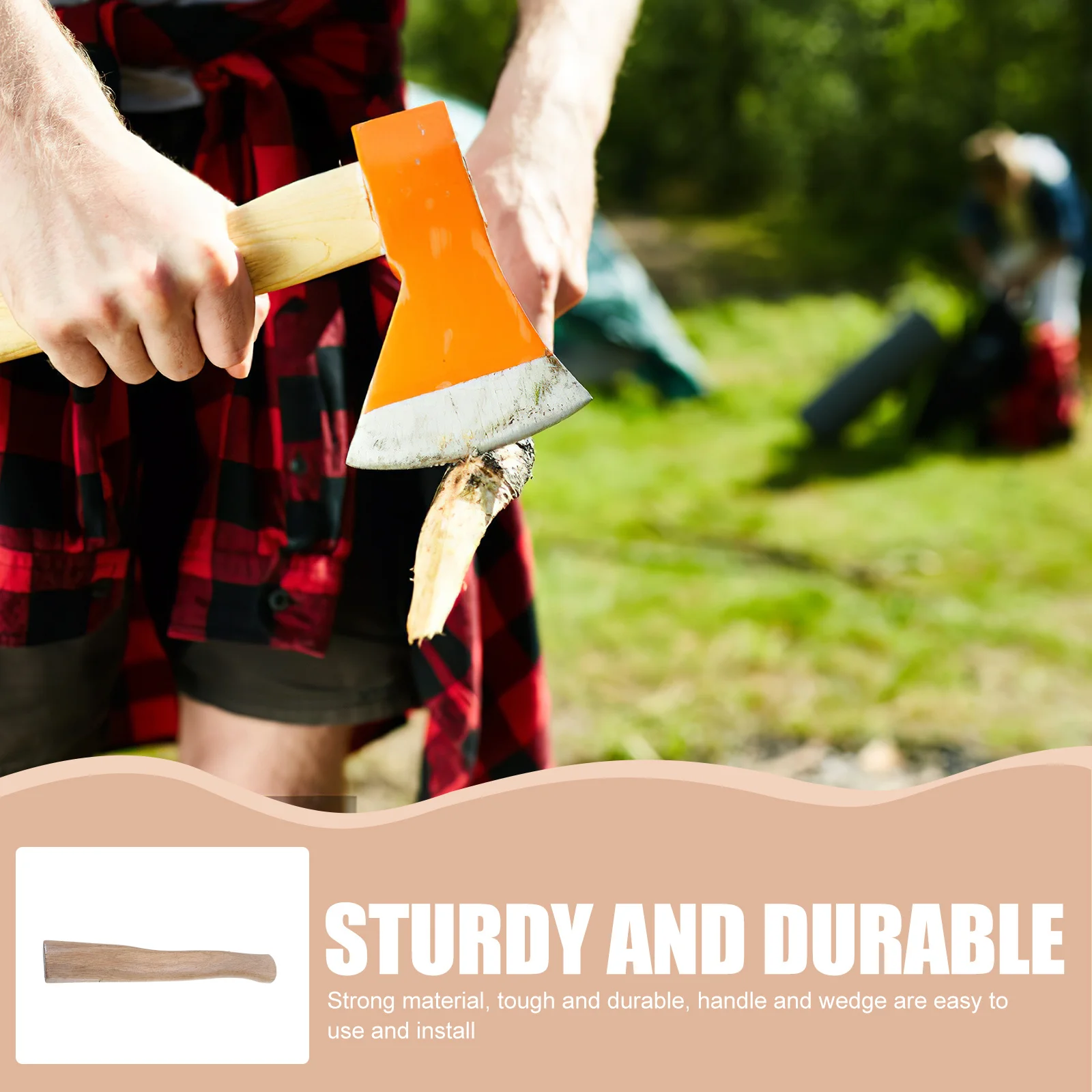 1Set Hatchet Handle Wooden Replacement Handle Woodworking Tools Set Metal Wedges Reinforcing Taper Wedges Handles 
1Set Hatchet Handle Wooden Replacement Handle Woodworking Tools Set Metal Wedges Reinforcing Taper Wedges Handles