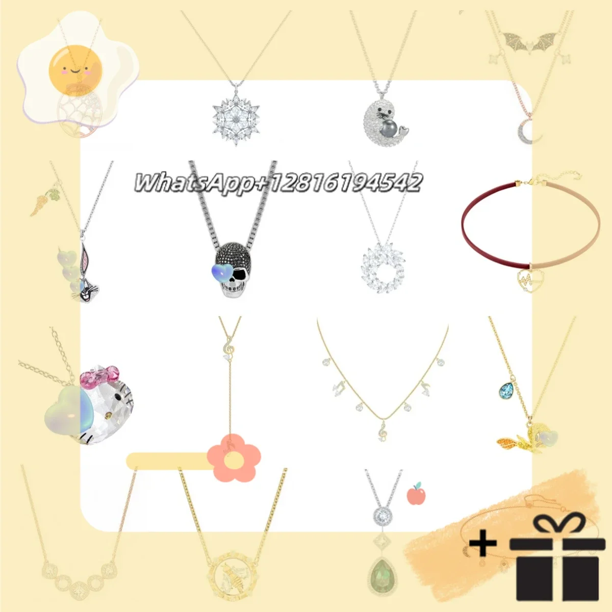 High qualityDelicate Cat Accessories, Colorful Goose Pendant Necklace with Intricate Diamond CutoutsBirthday Party Essential
High qualityDelicate Cat Accessories, Colorful Goose Pendant Necklace with Intricate Diamond CutoutsBirthday Party Essential
