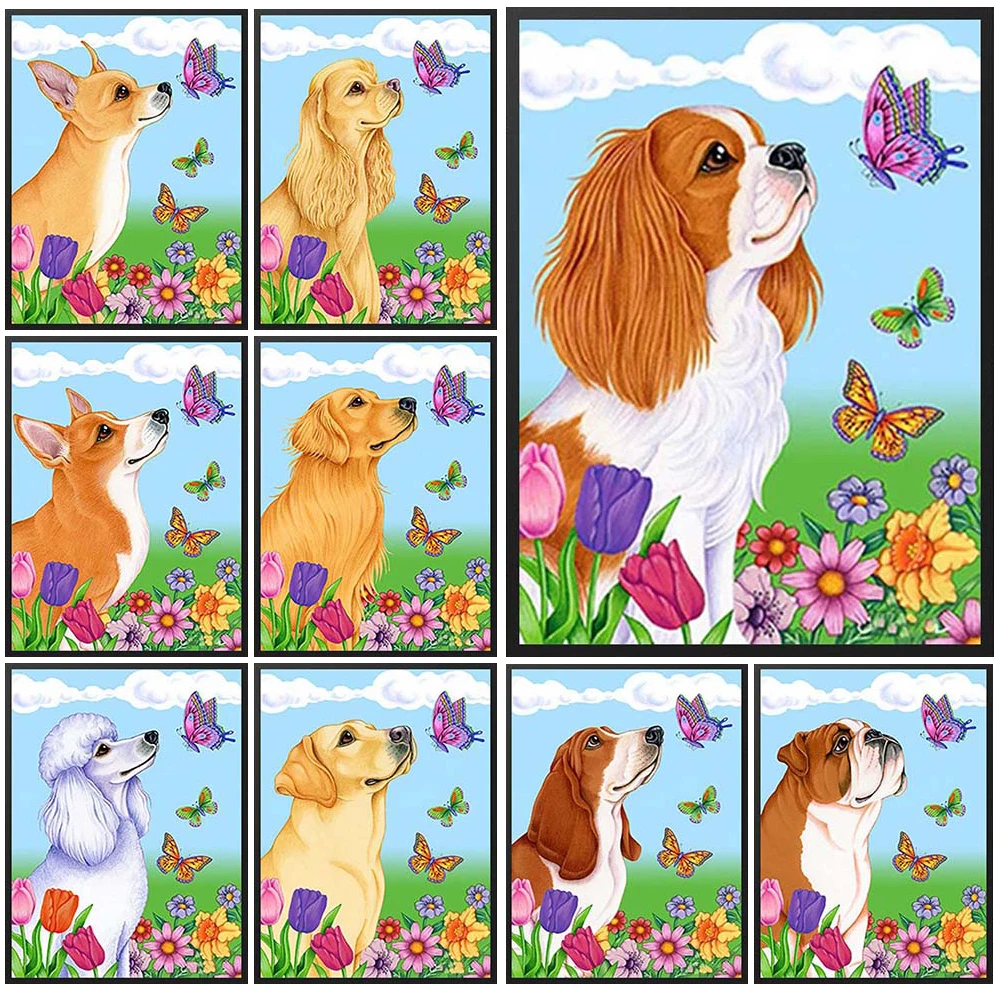Cartoon Dog Butterfly Spring Flower Wall Pictures For Living Room Nordic Poster Wall Art Canvas Painting Home Decor Unframed
Cartoon Dog Butterfly Spring Flower Wall Pictures For Living Room Nordic Poster Wall Art Canvas Painting Home Decor Unframed