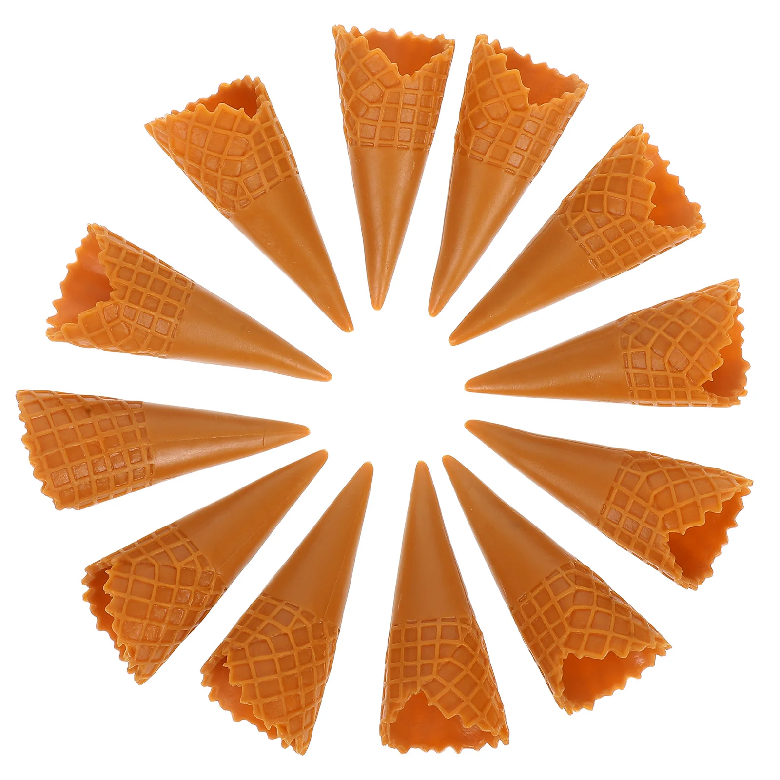 12Pcs Mini Ice Cream Cone Models Artificial Realistic Ice Cream Cone for DIY Craft Supplies Simulation Dollhouse Accessories
12Pcs Mini Ice Cream Cone Models Artificial Realistic Ice Cream Cone for DIY Craft Supplies Simulation Dollhouse Accessories