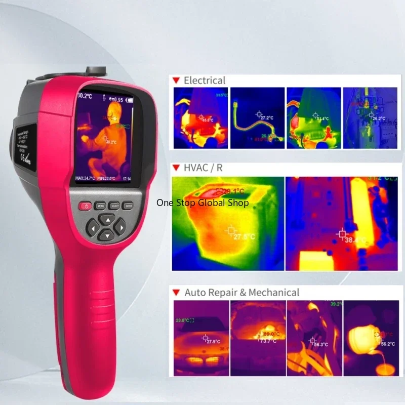 Thermal Imager 256x192 Auto Focus Thermal Imaging Camera for Pipeline Heating Leak Automotive Inspect
Thermal Imager 256x192 Auto Focus Thermal Imaging Camera for Pipeline Heating Leak Automotive Inspect