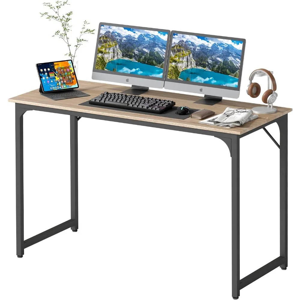 Home Office Desk ,Writing Study Table, Modern Simple Style PC Desk with Metal Frame
Home Office Desk ,Writing Study Table, Modern Simple Style PC Desk with Metal Frame