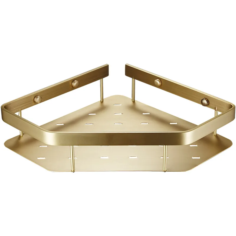Bathroom all-copper rack, corner rack, bathroom wall-mounted storage rack, thickened double-layer net basket, black triangular b
Bathroom all-copper rack, corner rack, bathroom wall-mounted storage rack, thickened double-layer net basket, black triangular b