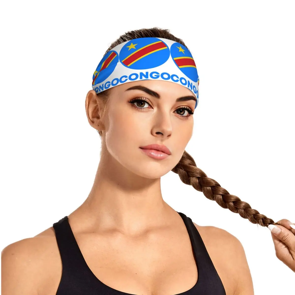 Custom Flag Of Congo Kinshasa Flag Of Zaire Sweatband for Men Women Wicking Moisture Sports Sweatband Gym Yoga Running
Custom Flag Of Congo Kinshasa Flag Of Zaire Sweatband for Men Women Wicking Moisture Sports Sweatband Gym Yoga Running