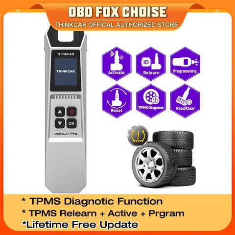 THINKCAR VENU i-Pro TPMS outils de Diagnostic de la pression des pneus de voiture activer la programmation réapprentissage des capteurs pour 315 MHz/433 MHz