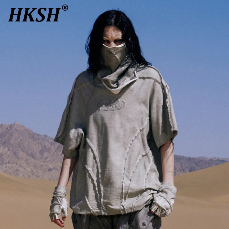 HKSH PERSONSOUL * Metasymbol Deconstructes Grey Washed Water To Create Old Texture T-shirt Structure T-shirt HK4421
HKSH PERSONSOUL * Metasymbol Deconstructes Grey Washed Water To Create Old Texture T-shirt Structure T-shirt HK4421