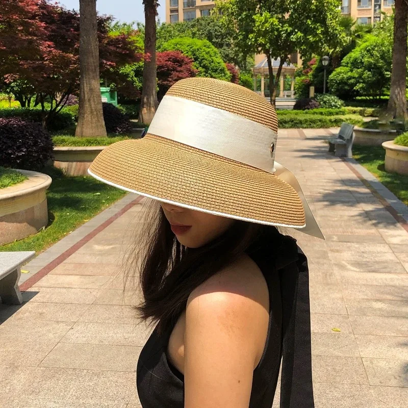 Hepburn Sun Hat Women Summer Sunscreen Straw Hat Female Retro Bow French Elegant Hat Big Eaves Sunshade Beach Hat
Hepburn Sun Hat Women Summer Sunscreen Straw Hat Female Retro Bow French Elegant Hat Big Eaves Sunshade Beach Hat