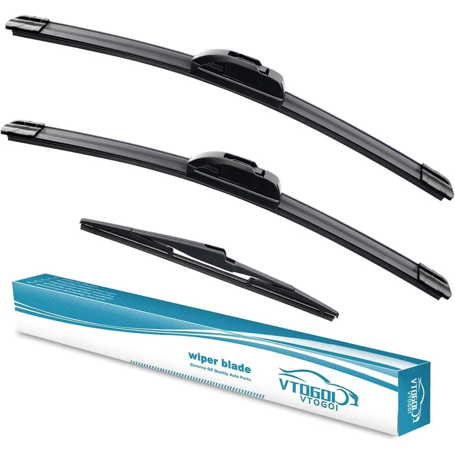 Wiper Blades With Rear Wiper Blades Set For Santa Fe 20132018 Automotive Replacement Windshield Wiper Blades That Meet OEM Qua
Wiper Blades With Rear Wiper Blades Set For Santa Fe 20132018 Automotive Replacement Windshield Wiper Blades That Meet OEM Qua