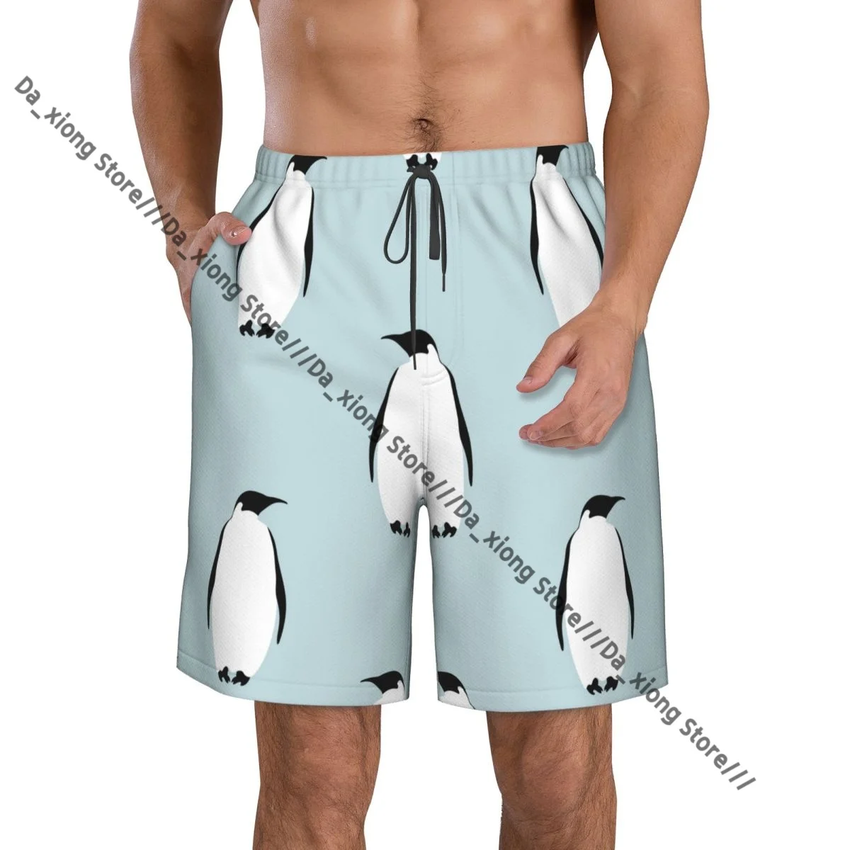 Man Swimwear Penguins Print Swim Shorts Trunks Beach Board Shorts Swimming Swimsuits
Man Swimwear Penguins Print Swim Shorts Trunks Beach Board Shorts Swimming Swimsuits