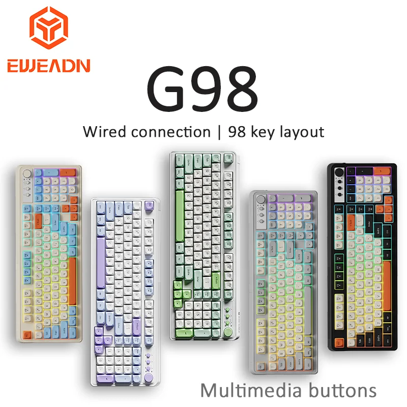 Проводная бесшумная мышь EWEADN G98 для офиса и игр, с RGB-подсветкой, раскладкой из 98 клавиш, многосистемная совместимость
Проводная бесшумная мышь EWEADN G98 для офиса и игр, с RGB-подсветкой, раскладкой из 98 клавиш, многосистемная совместимость