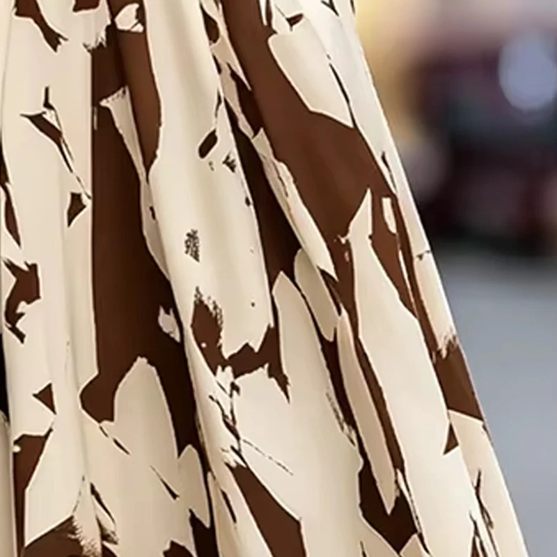 Women's Elegant Vintage Slim Printed Maxi Dress Fashion Popular All-match Summer Casual Dress Daily Office Women Vestidos
Women's Elegant Vintage Slim Printed Maxi Dress Fashion Popular All-match Summer Casual Dress Daily Office Women Vestidos