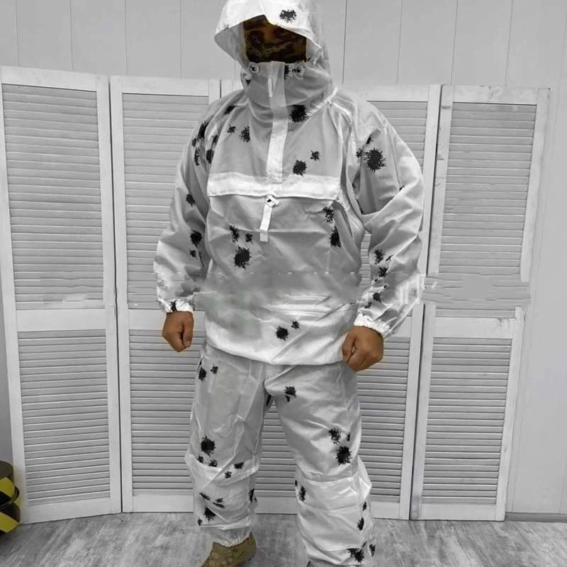 Snow Digital Ghillie Suit Hunting Bird Watching CS Camouflage Jesus Survival Foreign Trade
Snow Digital Ghillie Suit Hunting Bird Watching CS Camouflage Jesus Survival Foreign Trade