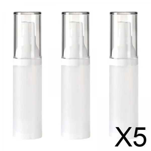 Airless Pump Bottles Travel Size Refillable Lotion Dispenser Cosmetic Cream Container for Foundation Shampoo
Airless Pump Bottles Travel Size Refillable Lotion Dispenser Cosmetic Cream Container for Foundation Shampoo