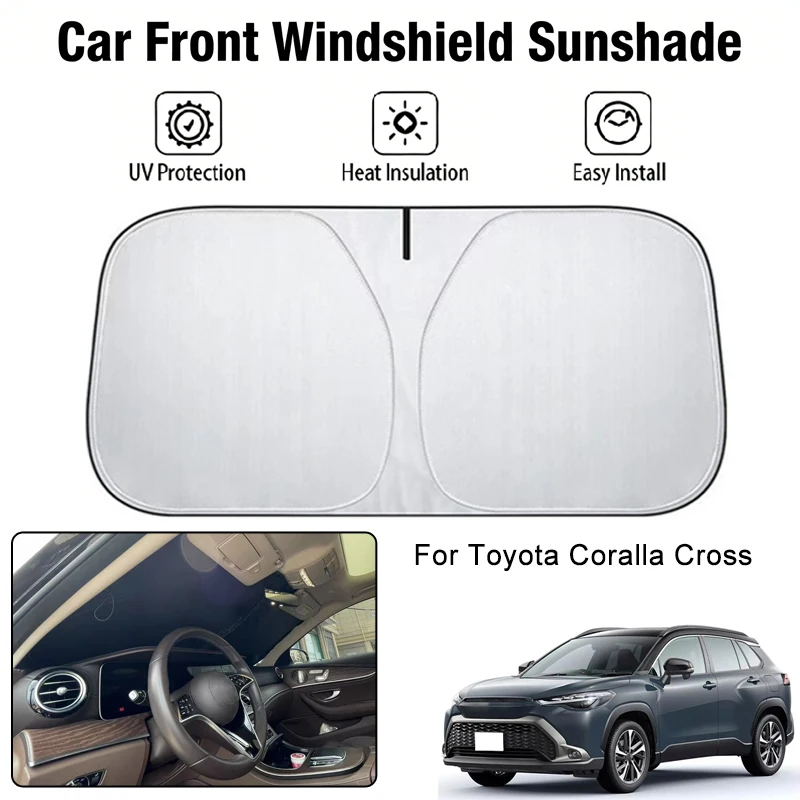 Foldable Car Windshield Sun Shade UV Block Heat Insulation For Toyota Coralla Cross Interior Protection Accessories
Foldable Car Windshield Sun Shade UV Block Heat Insulation For Toyota Coralla Cross Interior Protection Accessories
