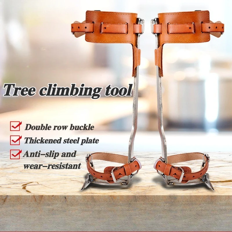 Stainless Steel Tree Climber Thickens Outdoor Tree Climbing Tool Foot Buckle Non-slip Shoes Professional Garden Tools
Stainless Steel Tree Climber Thickens Outdoor Tree Climbing Tool Foot Buckle Non-slip Shoes Professional Garden Tools