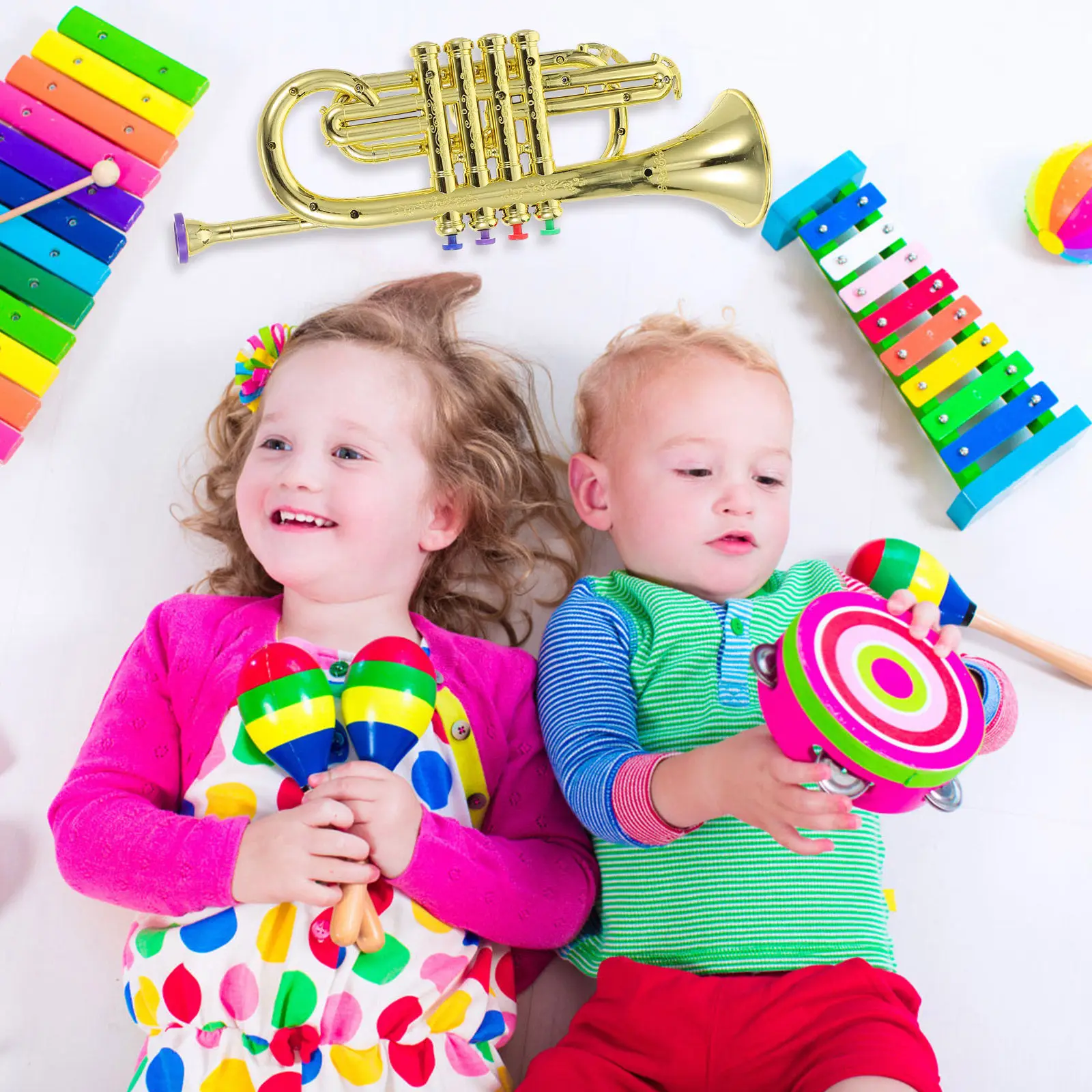 Educational Musical Plaything Simulation Trumpet for Children to Enhance Sound Recognition Rhythm Sense and Performance
Educational Musical Plaything Simulation Trumpet for Children to Enhance Sound Recognition Rhythm Sense and Performance