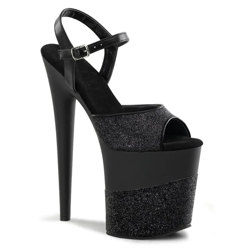 Size 34-46 Black Sandals 20cm Ultra High Heel Sandals Sexy Stripper Shoes Women Gladiator Platform Sandals Party Shoes
Size 34-46 Black Sandals 20cm Ultra High Heel Sandals Sexy Stripper Shoes Women Gladiator Platform Sandals Party Shoes