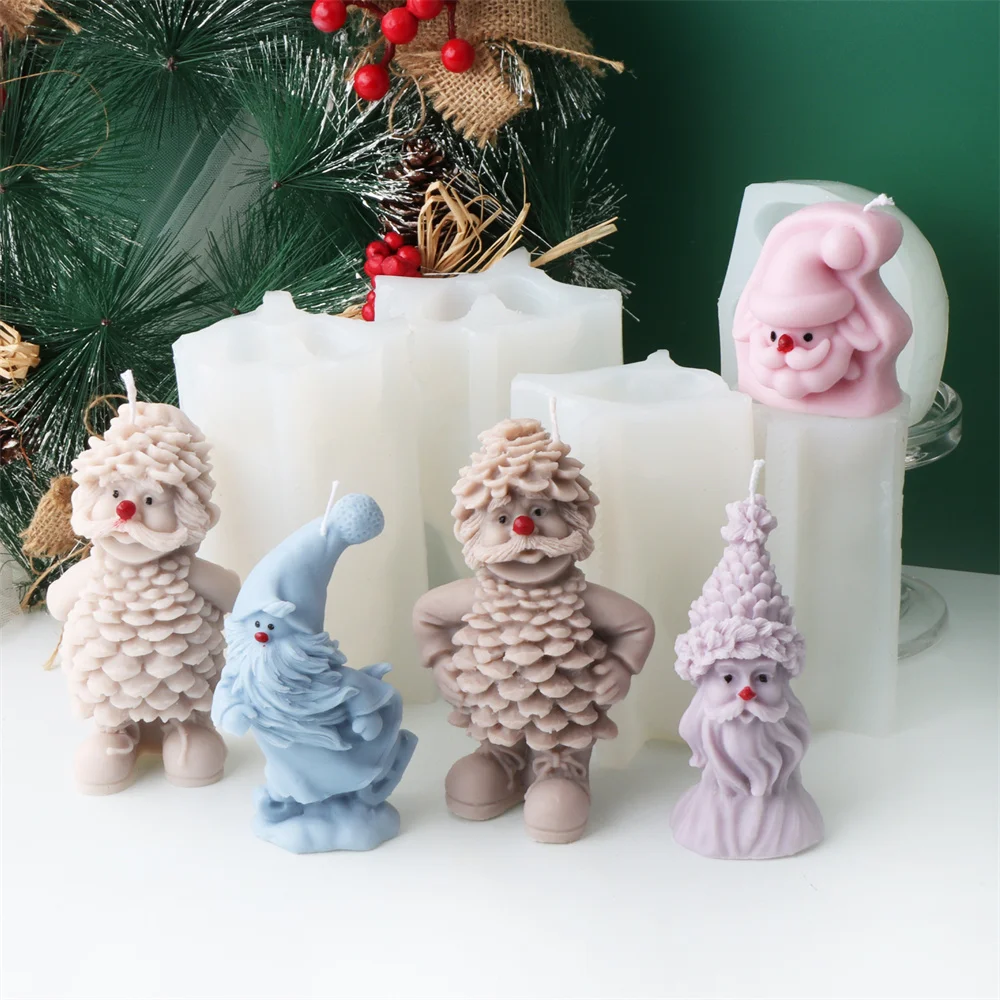 DIY Рождественская тема силиконовые формы для свечей 3D сосновая шишка Санта-формы силиконовые для гипсовой смолы эпоксидная глина литье Рождественский декор
DIY Рождественская тема силиконовые формы для свечей 3D сосновая шишка Санта-формы силиконовые для гипсовой смолы эпоксидная глина литье Рождественский декор
