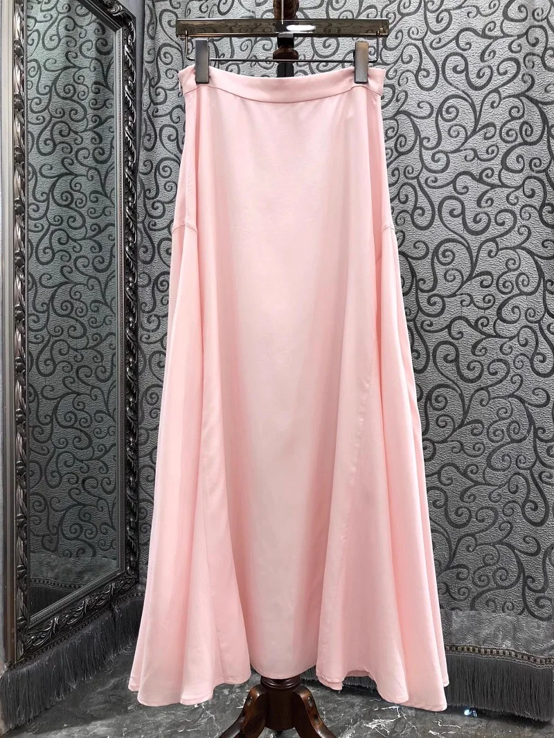 New 2025 Spring Long Skirts High Quality Linen Blend Women High Waist A-Line Sexy Casual Long Beige Pink Maxi Skirts Party Club
New 2025 Spring Long Skirts High Quality Linen Blend Women High Waist A-Line Sexy Casual Long Beige Pink Maxi Skirts Party Club