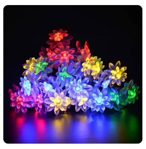 ZK40 Outdoor Colorful Solar String Lights Lotus Flower Lamp 100LED String Christmas Decorative Light Lamp Garden Party Decor
ZK40 Outdoor Colorful Solar String Lights Lotus Flower Lamp 100LED String Christmas Decorative Light Lamp Garden Party Decor
