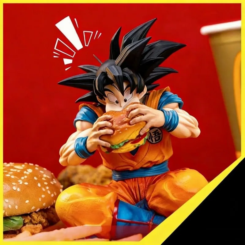 Dragon Ball 14cm Goku Eating Burger Figurine Cute Cartoon Anime Quirky Sitting Model Car Decoration Room Decor Children Toy Gift
Dragon Ball 14cm Goku Eating Burger Figurine Cute Cartoon Anime Quirky Sitting Model Car Decoration Room Decor Children Toy Gift