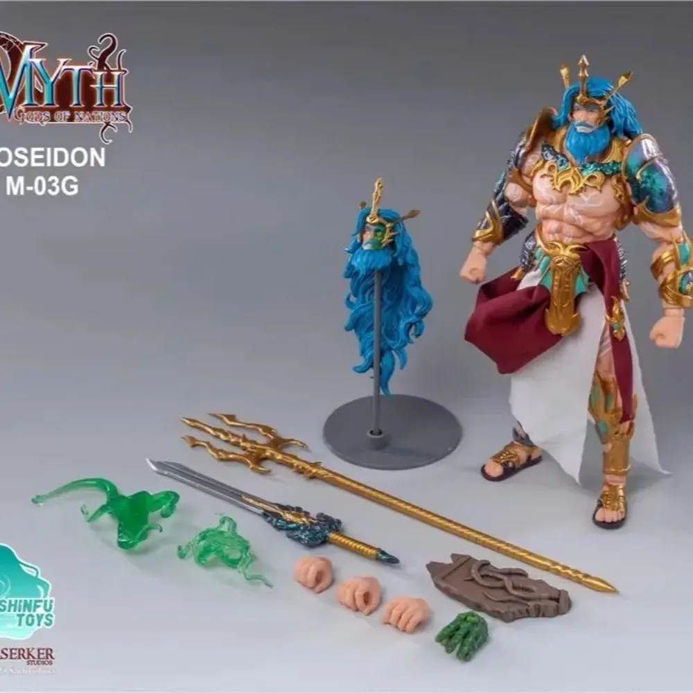 Spot 1/12 Myth Series Poseidon M03 Movable Doll Model Hand-made Gift Collection
Spot 1/12 Myth Series Poseidon M03 Movable Doll Model Hand-made Gift Collection