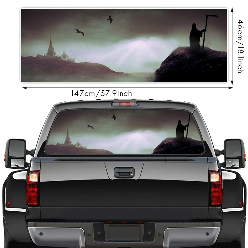 Grim Reaper блузка заднего лобового стекла 3D заднего лобового стекла 57,9x18,1 дюйма
Grim Reaper блузка заднего лобового стекла 3D заднего лобового стекла 57,9x18,1 дюйма