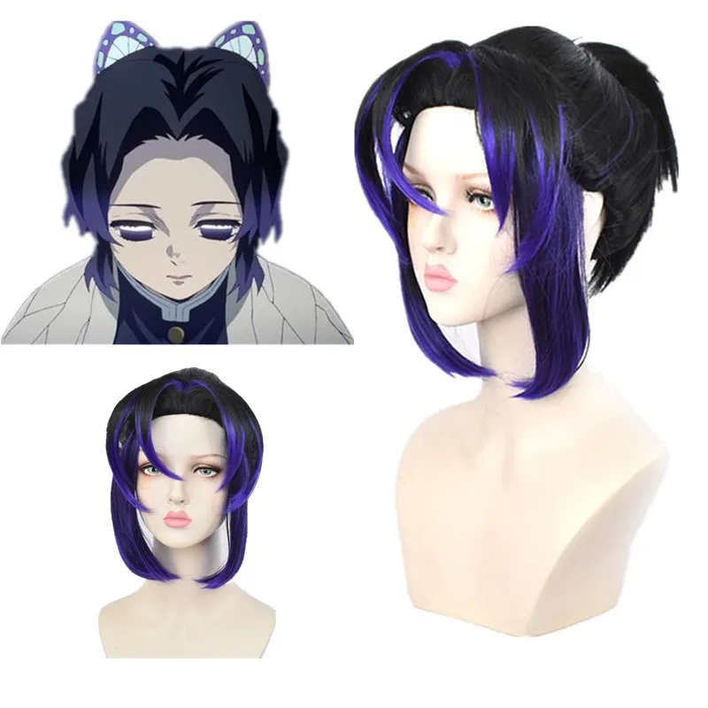 Shangzi Game Anime Demon Slayer Cosplay Wig Pre Styled Purple Bangs Black Ponytail Heat Resistant Synthetic Cosplay Wig
Shangzi Game Anime Demon Slayer Cosplay Wig Pre Styled Purple Bangs Black Ponytail Heat Resistant Synthetic Cosplay Wig