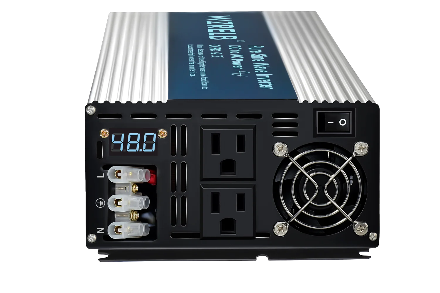 3000W Pure Sine Wave Inverter Battery Solar Panel Generator 12V/24V/36V/48V/72V/96V/110V DC to 100/110/120/220/240V AC Converter
3000W Pure Sine Wave Inverter Battery Solar Panel Generator 12V/24V/36V/48V/72V/96V/110V DC to 100/110/120/220/240V AC Converter