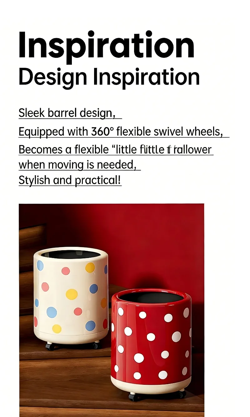 Premium Large Trash Can with Wheels, Creative Leak Proof Kitchen Garbage Bin for Home Office, Easy Move Modern Waste Bin
Premium Large Trash Can with Wheels, Creative Leak Proof Kitchen Garbage Bin for Home Office, Easy Move Modern Waste Bin