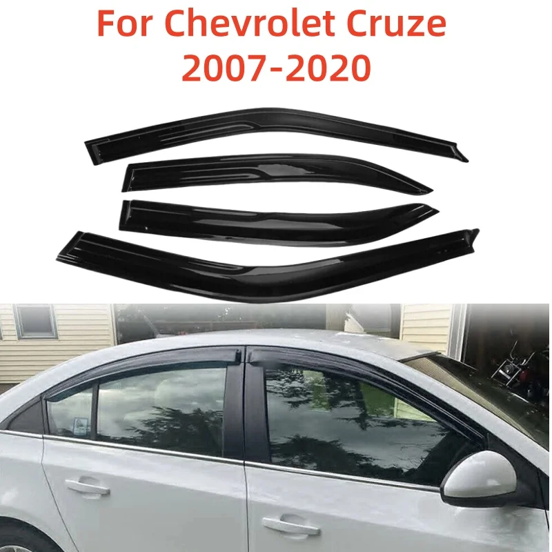 Black / Smoke Car Window Visor Rain Guard Deflector Awning Shelter Accessories For Chevrolet Cruze Sedan 2009-2014 / 2017-2020
Black / Smoke Car Window Visor Rain Guard Deflector Awning Shelter Accessories For Chevrolet Cruze Sedan 2009-2014 / 2017-2020