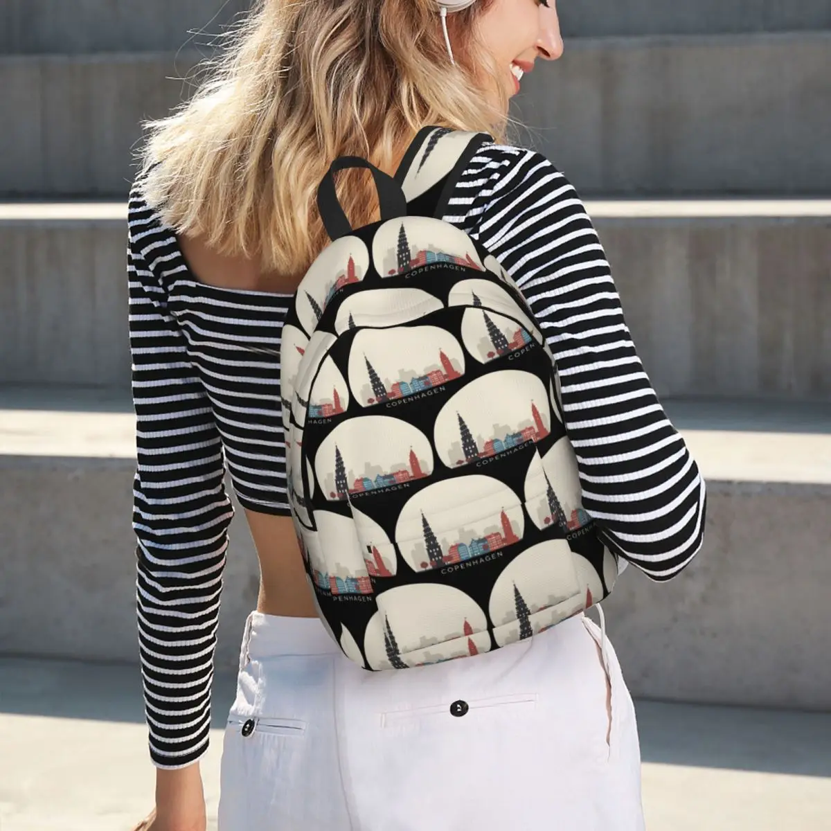 Copenhagen Travel Icon Backpack Hot Sale Daypack Large Capacity Kids BookBag School Bag Shoulder Bags for Men Women
Copenhagen Travel Icon Backpack Hot Sale Daypack Large Capacity Kids BookBag School Bag Shoulder Bags for Men Women