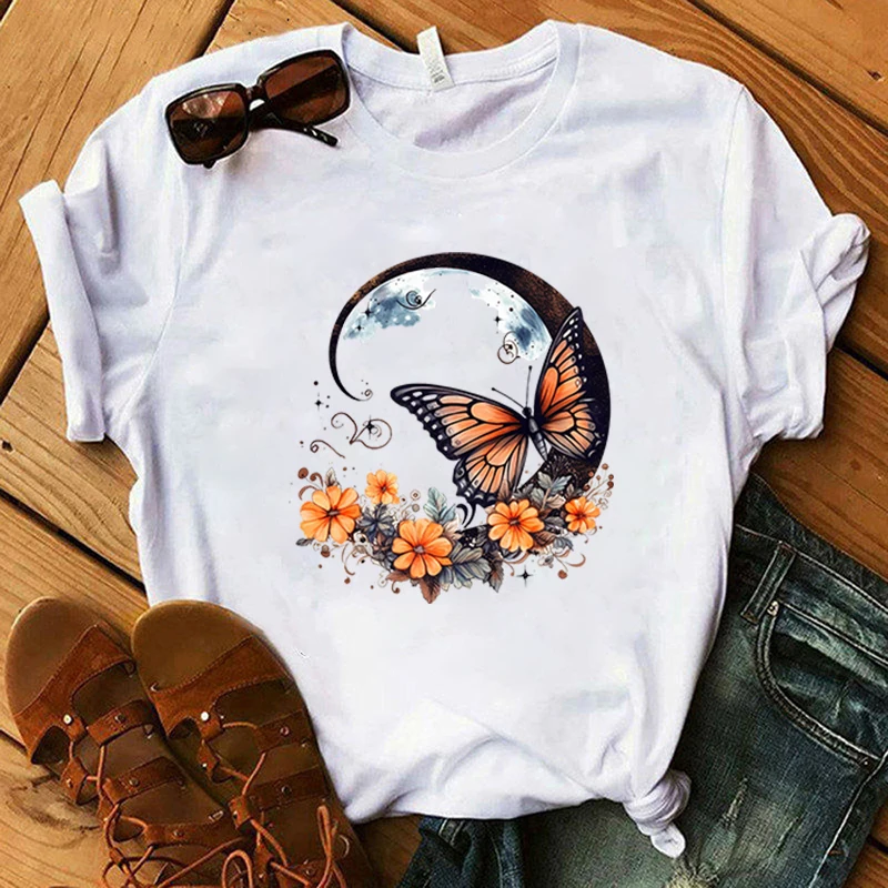 New Butterfly Print T Shirts Women Men Casual Round Neck Tees Top Summer Cool Loose Short Sleeve
New Butterfly Print T Shirts Women Men Casual Round Neck Tees Top Summer Cool Loose Short Sleeve
