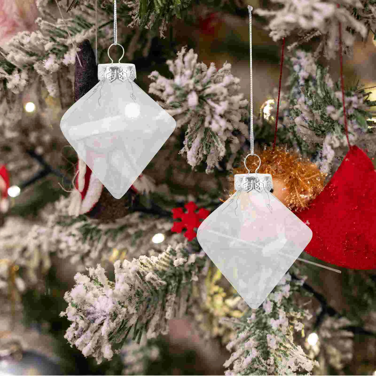 12 Pcs Transparent Halloween Ball Diamond Christmas Craft Fillable Baubles Props Clear
12 Pcs Transparent Halloween Ball Diamond Christmas Craft Fillable Baubles Props Clear