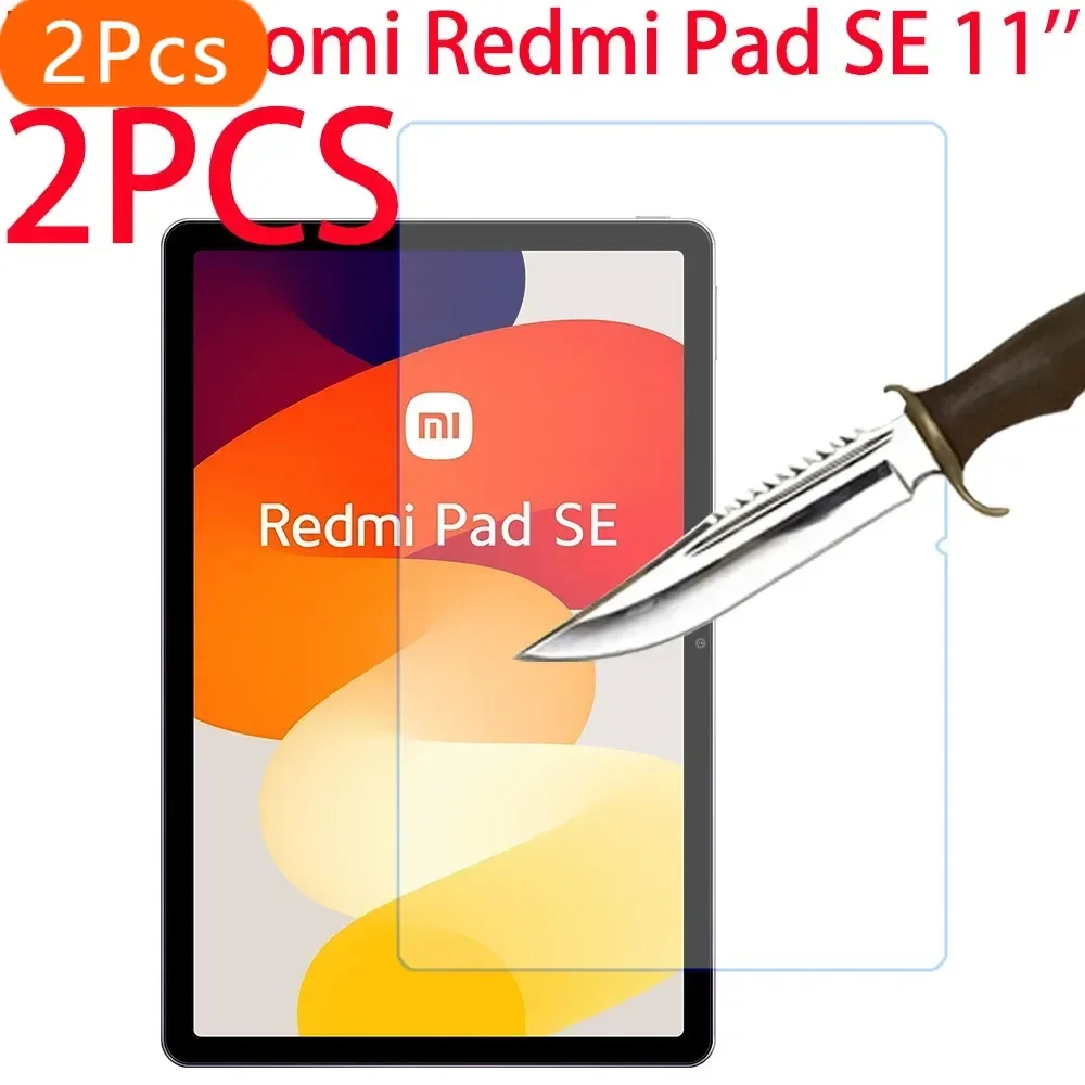 2Pcs HD Scratch Proof Screen Protector Tempered Glass For Xiaomi Redmi Pad SE 11 inch 2023 Tablet Protective Film
2Pcs HD Scratch Proof Screen Protector Tempered Glass For Xiaomi Redmi Pad SE 11 inch 2023 Tablet Protective Film