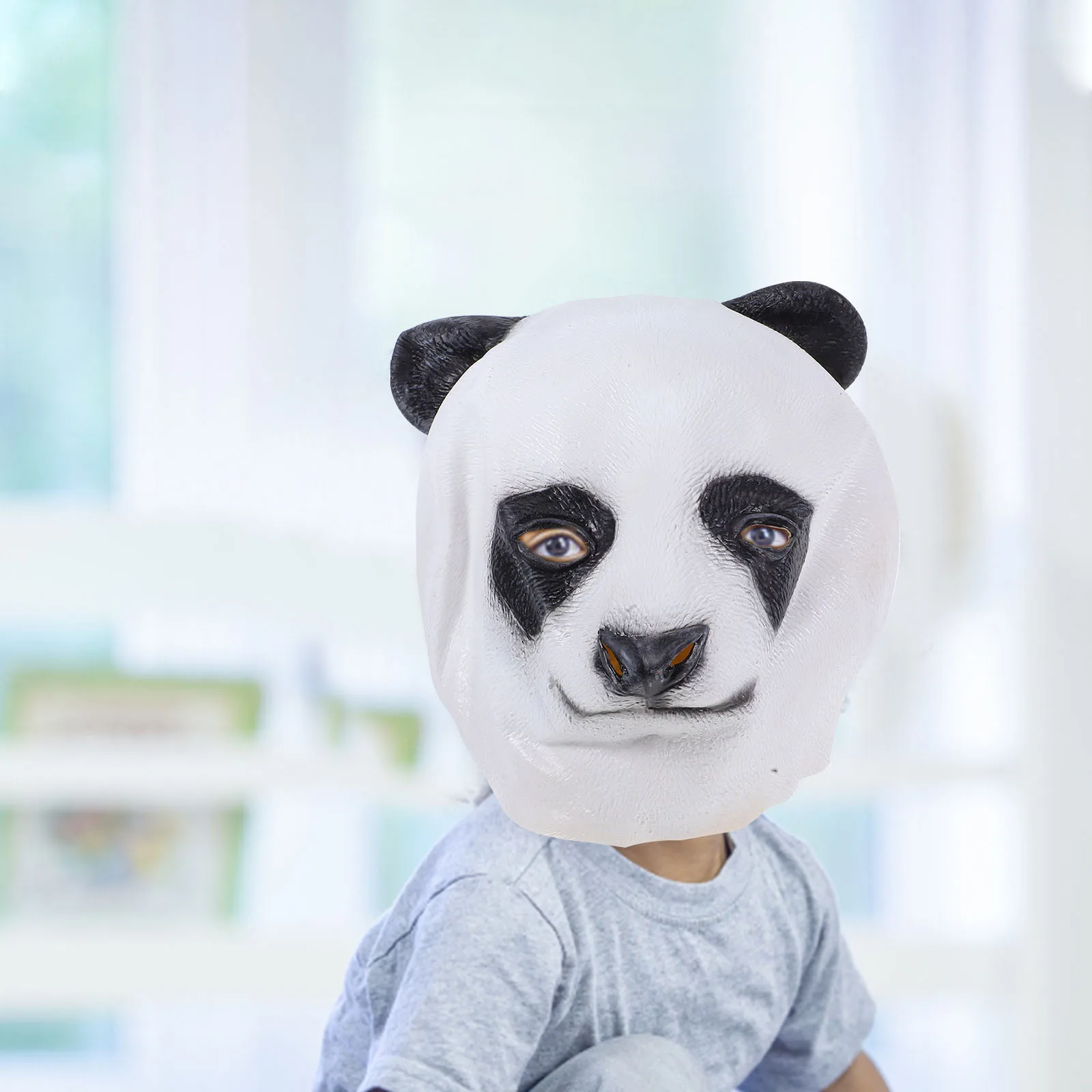 Латексная маска панды, реалистичный головной убор медведя, реалистичный костюм с изображением животного, головной убор для Хэллоуина, косплея, вечерние наряды, маскарад
Латексная маска панды, реалистичный головной убор медведя, реалистичный костюм с изображением животного, головной убор для Хэллоуина, косплея, вечерние наряды, маскарад