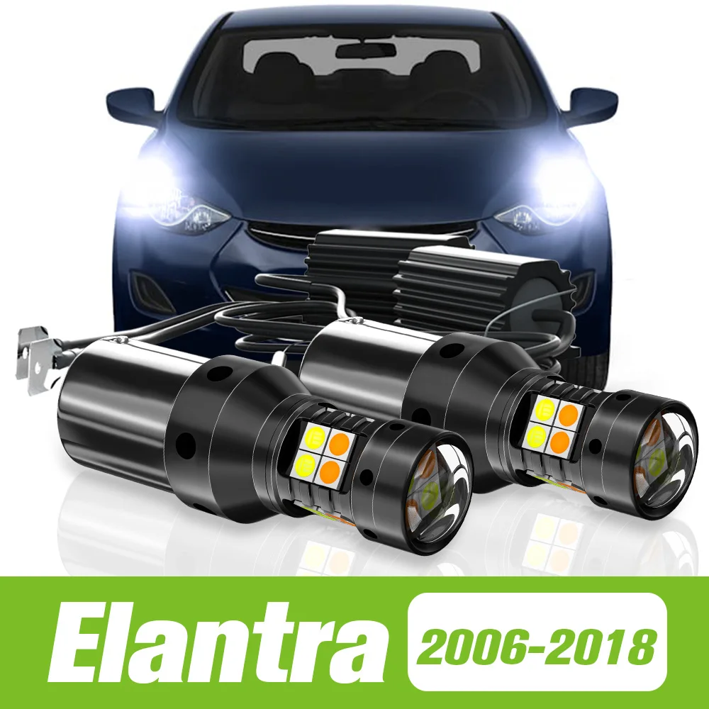 2pcs For Hyundai Elantra 2006-2018 Dual Mode LED Turn Signal+Daytime Running Light DRL 2008 2013 2014 2015 2016 2017 Accessories
2pcs For Hyundai Elantra 2006-2018 Dual Mode LED Turn Signal+Daytime Running Light DRL 2008 2013 2014 2015 2016 2017 Accessories