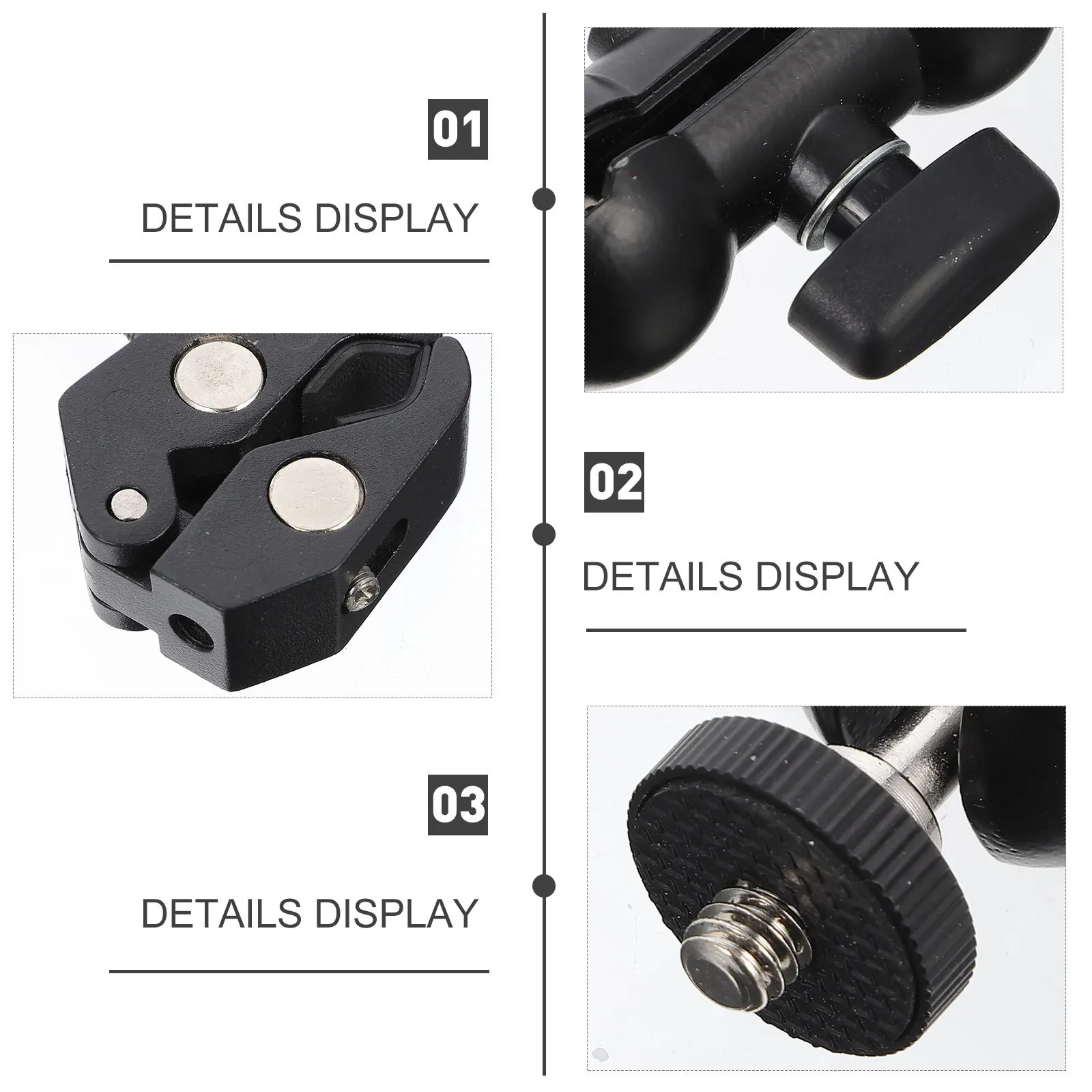 Super 60Mm /4 Inch 3/8 Inch Thread Camera Mount For Lights Rods Shelves Hooks Crab Clamp Rod Clip Clamp For
Super 60Mm /4 Inch 3/8 Inch Thread Camera Mount For Lights Rods Shelves Hooks Crab Clamp Rod Clip Clamp For