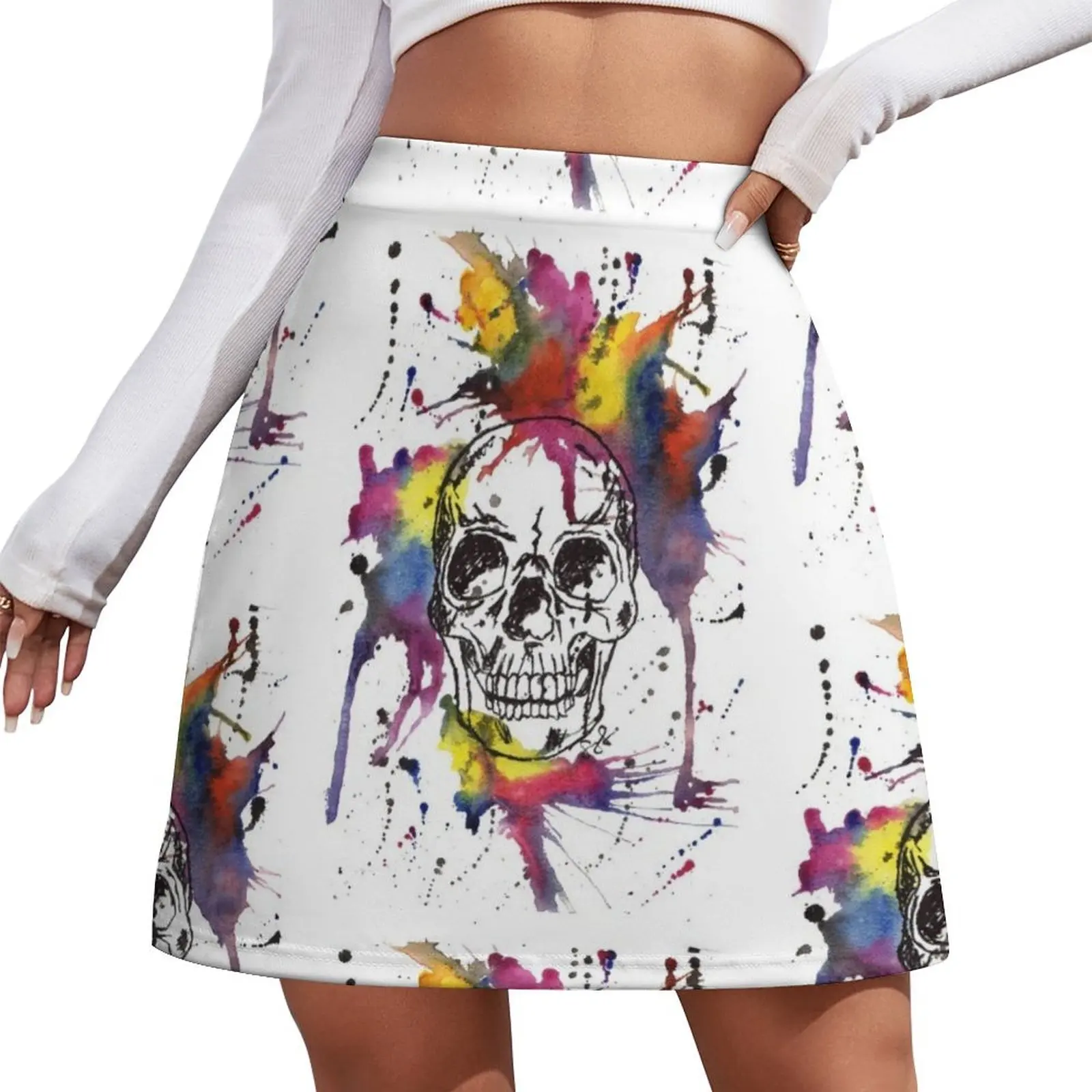 Rainbow Skull Mini Skirt korean ladies summer fashion korean clothing luxury evening dresses 2026
Rainbow Skull Mini Skirt korean ladies summer fashion korean clothing luxury evening dresses 2026