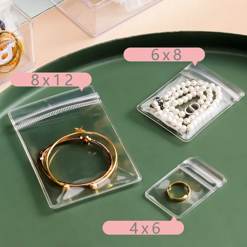 Transparent Jewelry Packaging Bags Anti-oxidation Exquisite Earrings Ring Storage Pouch Jewlery Case Ear Studs Case
Transparent Jewelry Packaging Bags Anti-oxidation Exquisite Earrings Ring Storage Pouch Jewlery Case Ear Studs Case