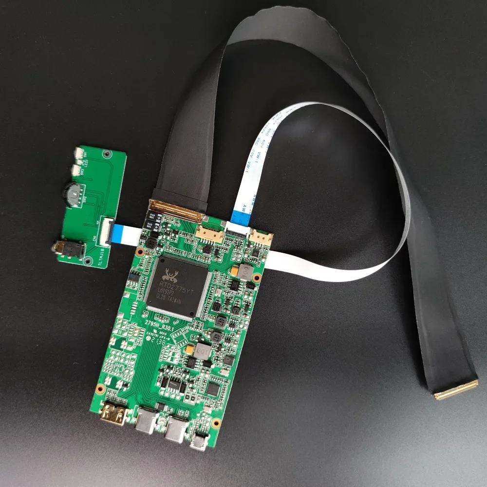 4K LCD Driver Board Type-C EDP HDMI-compatible Kit for 40pin 15.6" ATNA56WR04 3840X2160 EDP LED Panel Controller Board DIY
4K LCD Driver Board Type-C EDP HDMI-compatible Kit for 40pin 15.6" ATNA56WR04 3840X2160 EDP LED Panel Controller Board DIY